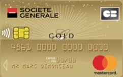 Les cartes bancaires de la Société Générale cb gold mastercard societe generale