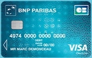 Les cartes bancaires à la BNP Paribas carte bancaire visa electron de la bnp paribas