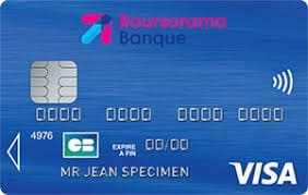 Les cartes bancaires chez Boursorama cb visa classic boursorama banque