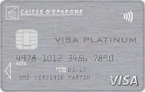 Les cartes bancaires à la Caisse d'Epargne CB Visa Platinum Caisse d'Epargne