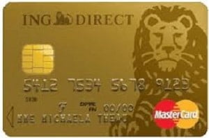 La Carte Gold Mastercard : l'unique carte bancaire d'ING Direct La Carte Gold Mastercard : l'unique carte bancaire d'ING Direct